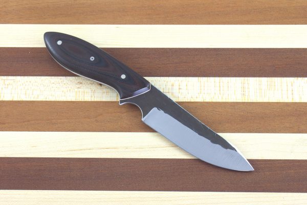 193mm Murray's 'Perfect' Neck Knife, Modified Blade, Red / Black G10 - 111grams