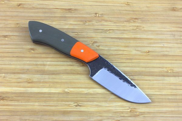 196mm Kajiki Knife, Hammer Finish, G10 / Carbon Fiber - 123grams