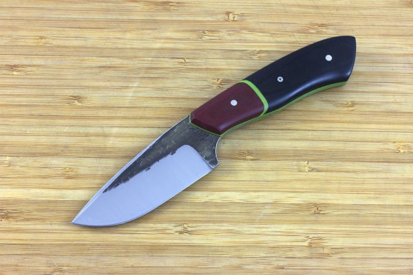 197mm Kajiki Knife, Hammer Finish, Micarta / G10 - 123grams