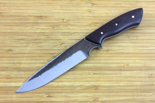255mm Whitecrane Standard Knife, Hammer Finish, Cocobolo - 160grams