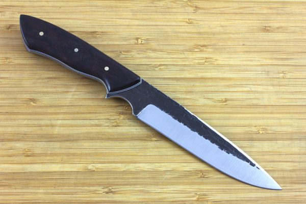 255mm Whitecrane Standard Knife, Hammer Finish, Cocobolo - 160grams