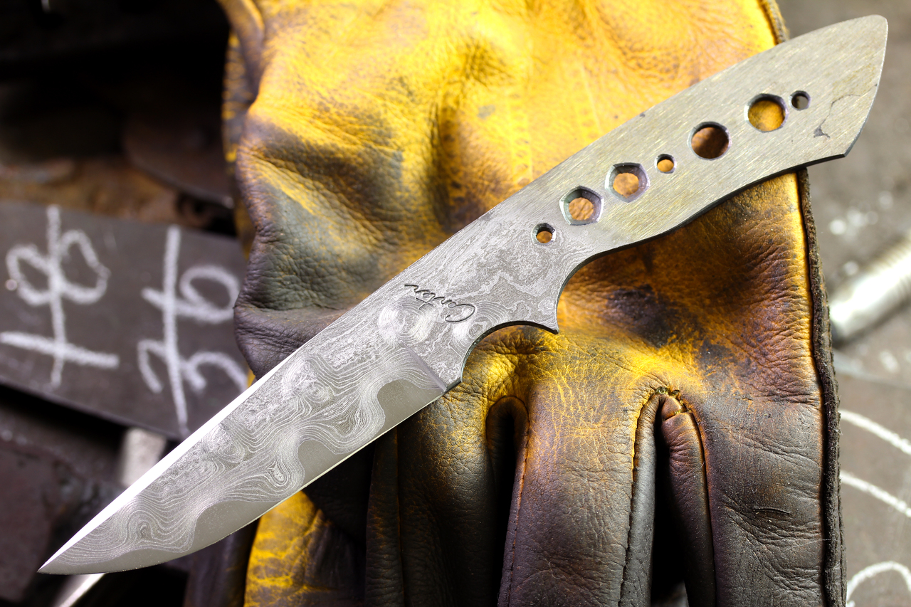 302 – Forge Welding and Completion of a Damascus Steel Knife : Carter  Cutlery