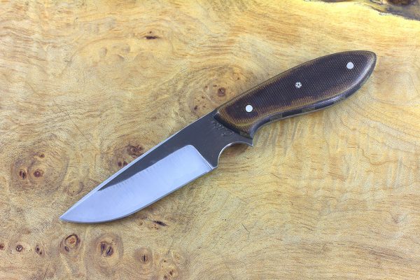 189mm Perfect Model Forge Finished, Aged Canvas Micarta - 101 grams
