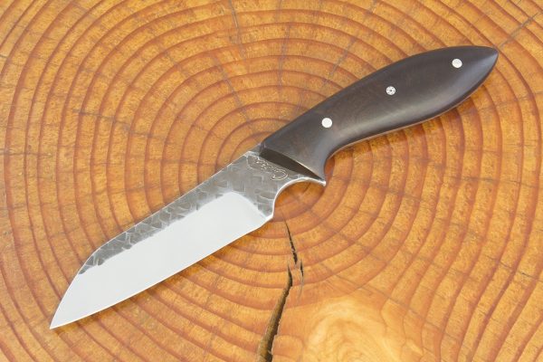 190 mm Wharncliffe Brute Neck Knife, Ironwood - 89 grams