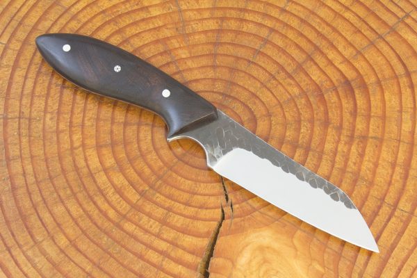 190 mm Wharncliffe Brute Neck Knife, Ironwood - 89 grams