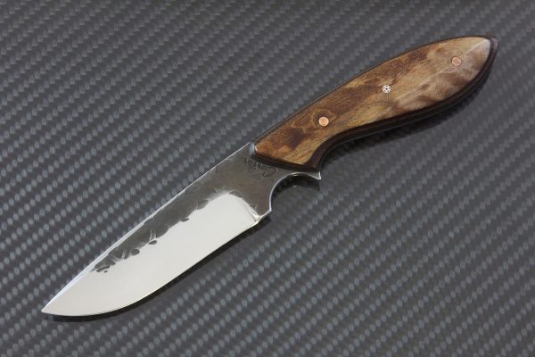 200 mm Perfect Neck Knife, Spalted Maple - 103 grams