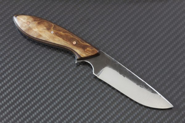 200 mm Perfect Neck Knife, Spalted Maple - 103 grams