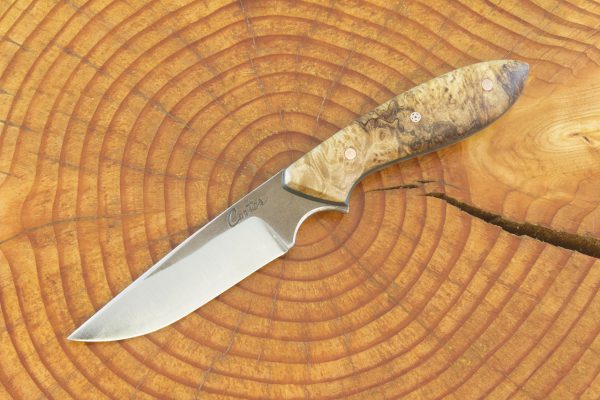 165 mm Compact Original Neck Knife, Spalted Maple - 60 grams