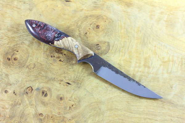 187mm Persian Neck Knife, Hammer Finish, [BWP] ShokWood - 63