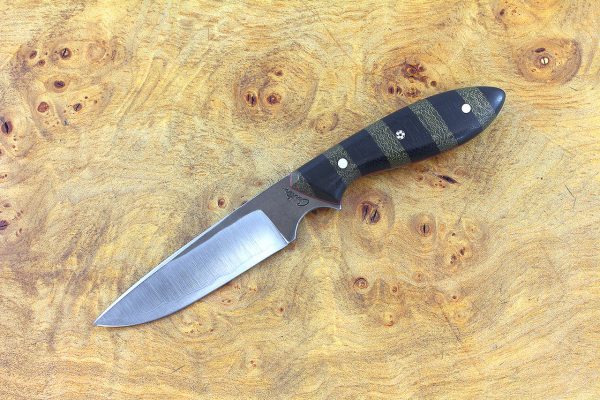 165mm Emily's Neck Knife, Forge Finish, Canvas Micarta - 56 grams