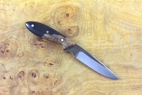 164mm Emily's Neck Knife, Forge Finish, (BWP) ShokWood - 49 grams