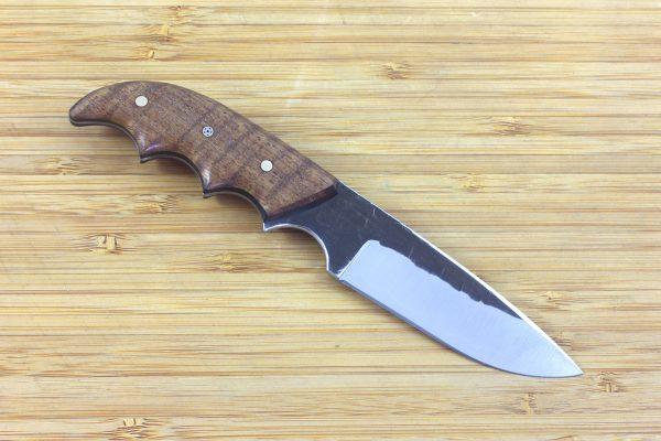 172mm Combat Neck Knife, Hammer Finish, Hawaiian Mango Tree / Ironwood - 82grams