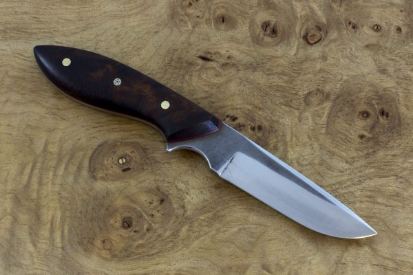 162mm Emily's Neck Knife, Forge Finish, Premium Ironwood - 60grams