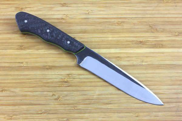 241mm FS Knife #7, Super Blue Steel, Carbon Fiber / G10 - 174grams
