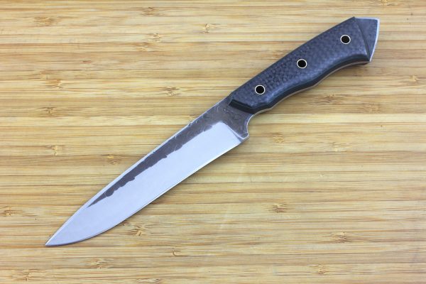 249mm FS Knife #9, Striker Pommel, Super Blue Steel, Carbon Fiber - 153grams