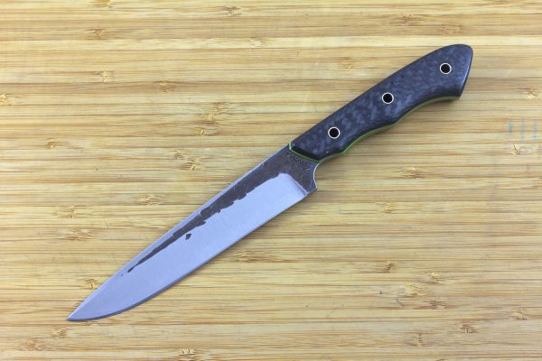 256mm FS Knife Prototype, Super Blue Steel, Carbon Fiber / G10 - 161grams