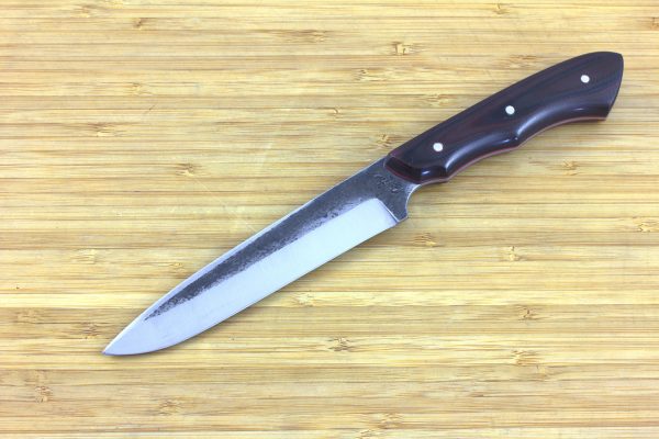 246 mm FS1 Knife #16, Super Blue Steel, Black/Red G10 - 142 grams
