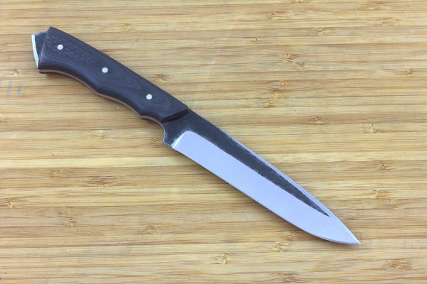246 mm FS1 Knife #23, Super Blue Steel, Unidirectional Carbon Fiber - 144 grams