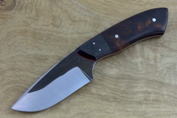203mm Jumbo Kajiki Knife, Forge Finish, Carbon Fiber and Ironwood - 154grams #5