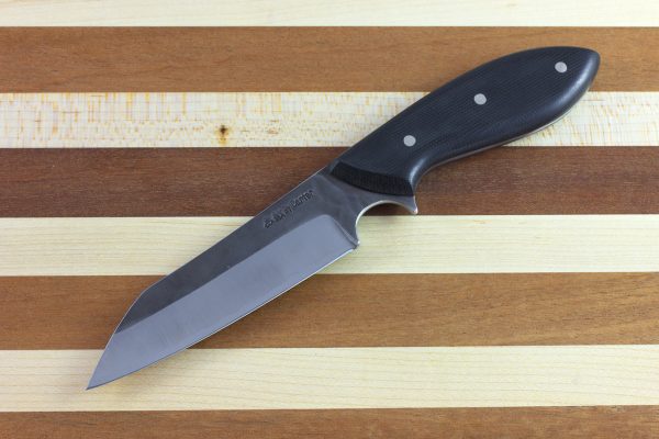 205mm Muteki Series Wharncliffe Brute Neck Knife #146, Micarta - 106grams