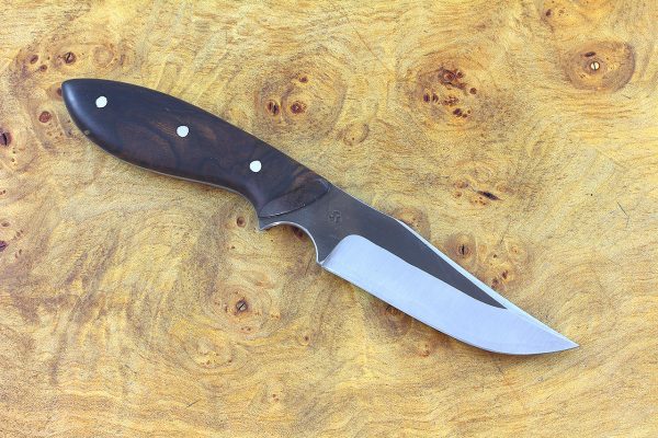 189mm Muteki Series Clave Neck Knife #339, Ironwood - 90 grams