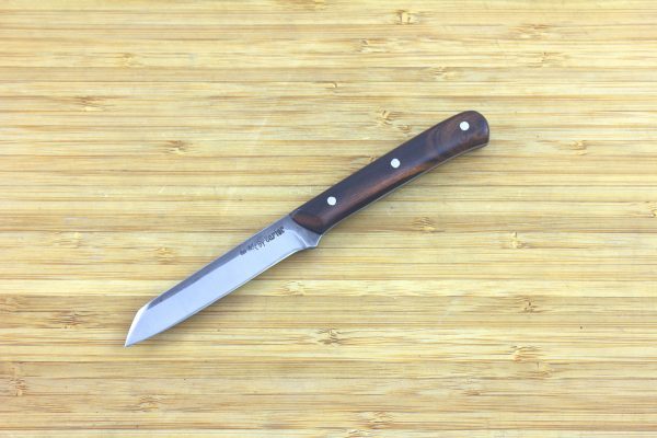 163 mm Muteki Series Neck Knife #284, Executive Freestyle, Ironwood - 41 grams