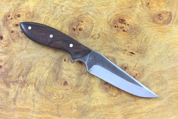 189mm Muteki Series Freestyle Neck Knife #337, Ironwood - 85 grams