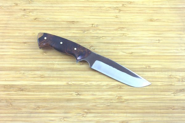 220mm Muteki Series Whitecrane Freestyle Camp Knife #17, Ironwood - 127 grams