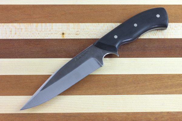 209mm Muteki Series Freestyle Neck Knife #147, Micarta - 107grams