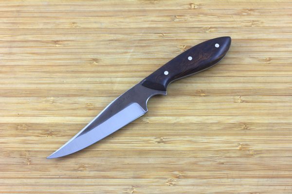 198mm Muteki Series Freestyle Neck Knife #264, Ironwood - 86grams