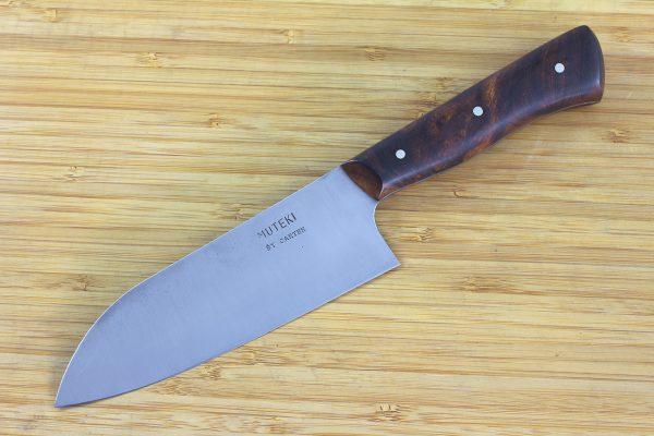 4.55 sun Muteki Series Kitchen Knife #234, Ironwood - 124grams
