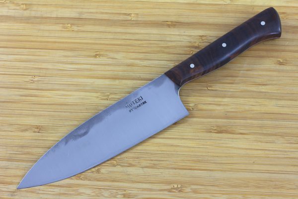 5.02 sun Muteki Series Kitchen Knife #235, Ironwood - 116grams