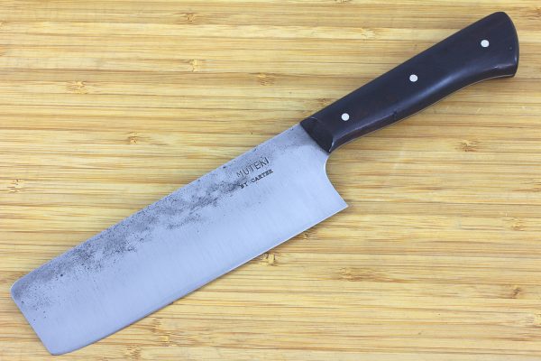 4.92 sun Muteki Series Nakiri Knife #240, Ironwood - 144grams