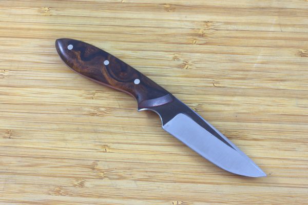 176mm Muteki Series Original Neck Knife #189, Ironwood - 66 grams
