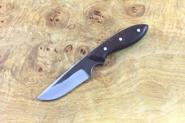 166mm Muteki Series Compact Original Neck Knife #209, Ironwood - 66grams