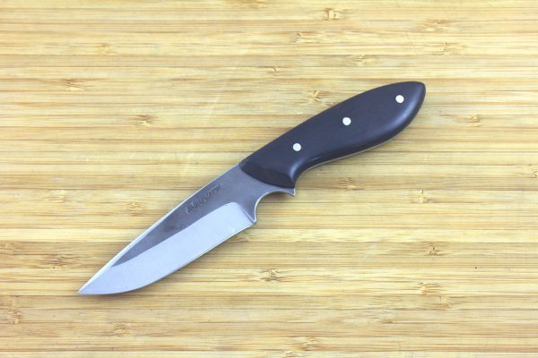 189 mm Muteki Series Neck Knife #285, Perfect Model, Ironwood - 92 grams