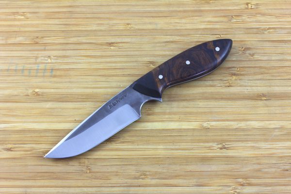 194 mm Muteki Series Neck Knife #290, 'Perfect' Model, Ironwood - 93 grams