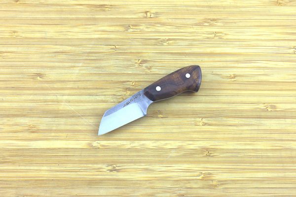 97mm Muteki Series Pipsqueek Brute Neck Knife #298, Ironwood - 34 grams