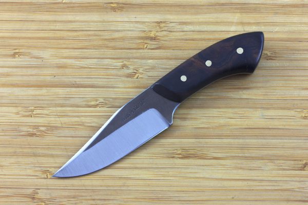 154mm Muteki Series Pipsqueek Freestyle Neck Knife #237, Ironwood - 72grams