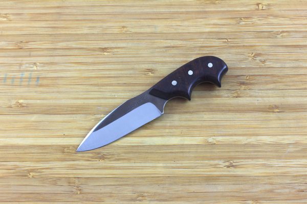 132 mm Muteki Series Neck Knife #289, Pipsqueak Freestyle Model, Ironwood - 51 grams
