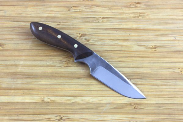 138mm Muteki Series Pipsqueek Original Neck Knife #277, Ironwood - 51grams