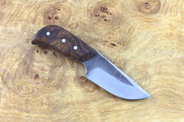 138mm Muteki Series Short and Stubby Neck Knife #207, Ironwood - 72grams