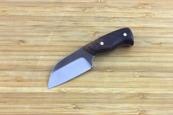 115mm Muteki Series Pipqueek Freestyle Neck Knife #276, Ironwood - 49grams