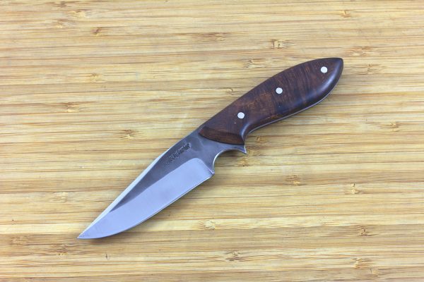 190mm Muteki Series 'Perfect' Neck Knife #200, Modified Blade, Ironwood - 94grams
