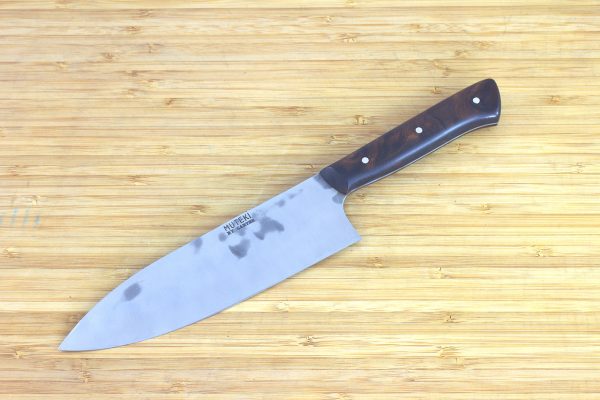 5.58 sun Muteki Series French Chef's Knife #252, Ironwood - 132grams
