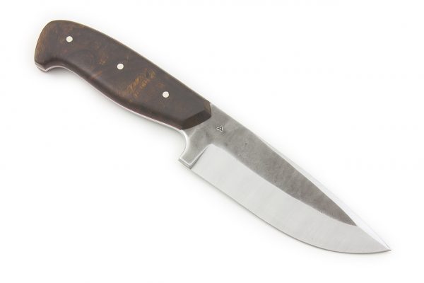 243 mm Muteki Series Freestyle Bush Knife #1140, Ironwood w/ Red Liners - 237 grams