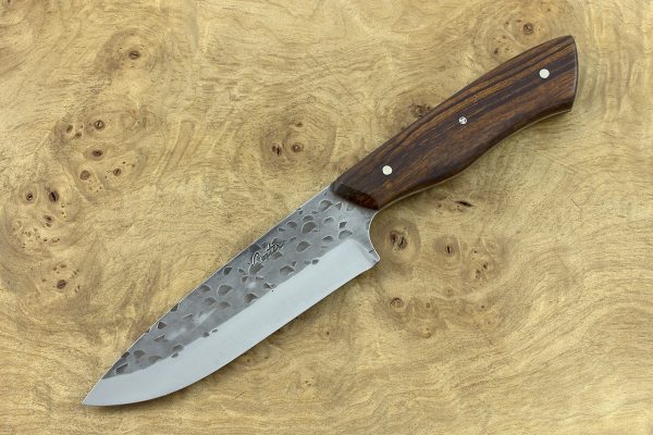 *LIMITED* 241mm Utility / Outdoor Knife, Hammer Finish, Ironwood - 139grams