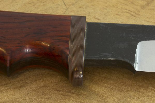 *LIMITED* 287mm MOAB Outdoor Knife, Cocobolo, Special "IT Industry" Guard - 182grams