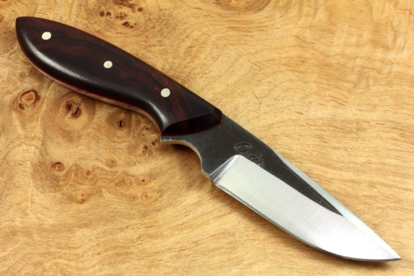 178mm Original Neck Knife, Chisel Ground, Ironwood, 91grams