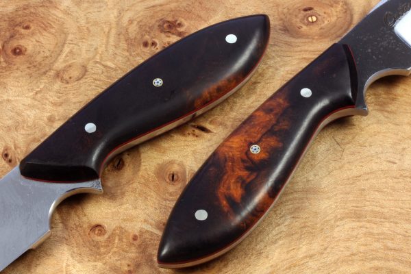 190mm Vex Clip Neck Knife, Chisel Ground, Ironwood, 105grams